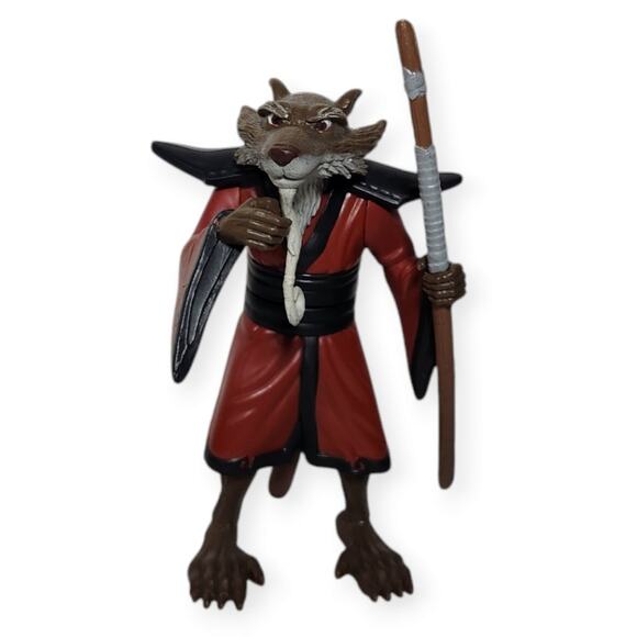 5" Master Splinter With Staff TMNT Playmates 2006 Action Figure Pre-owned - Picture 1 of 6